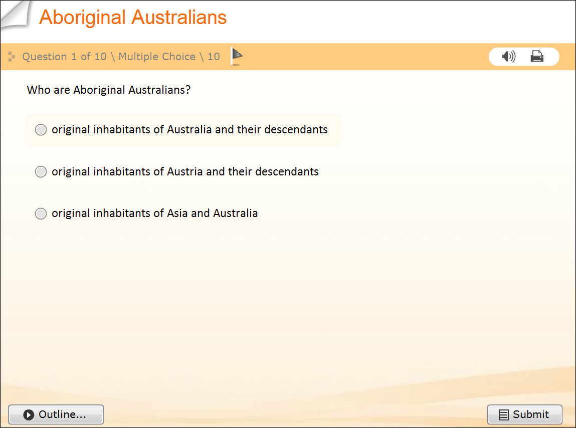 The Trivia Quiz Questions-Australian Aboriginal People